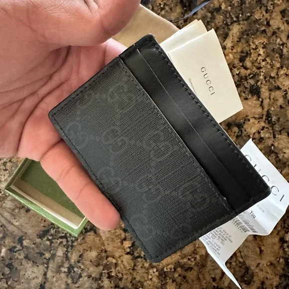 Gucci Black and Red Snake Key Card Holder - Picture 3 of 6